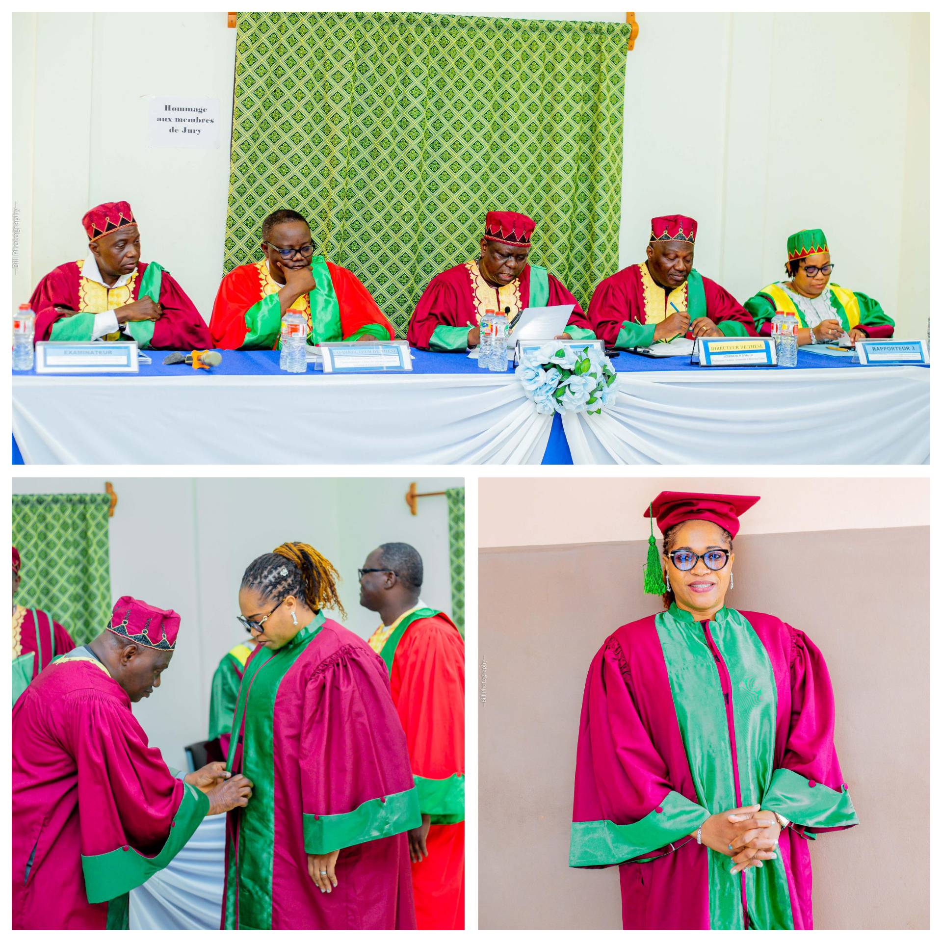 Soutenance de thèse de Doctorat à l’UAC : Mèmonssô Pierrette  Pauline DEGUENON, désormais docteure en Nutrition et Sciences Alimentaires