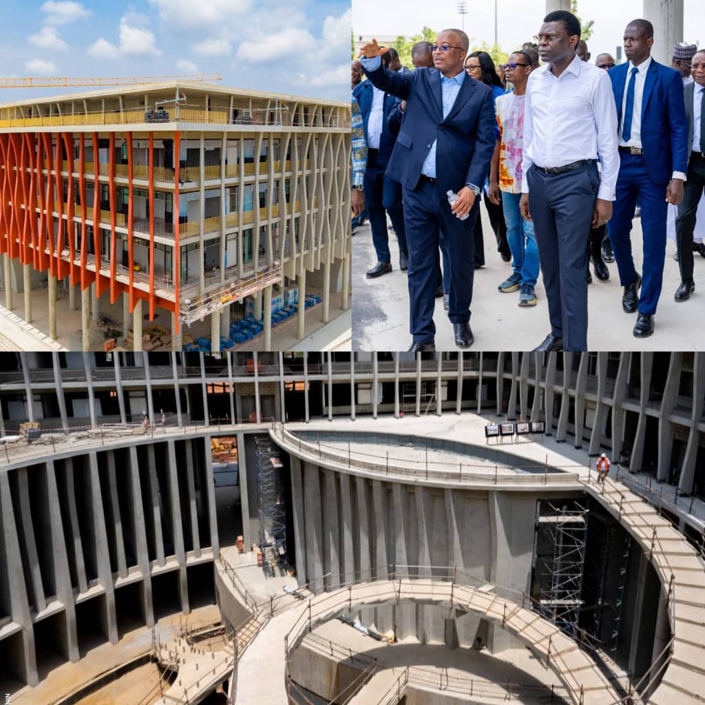 Nouveau siège du Parlement béninois : Djogbénou constate l’avancement des travaux