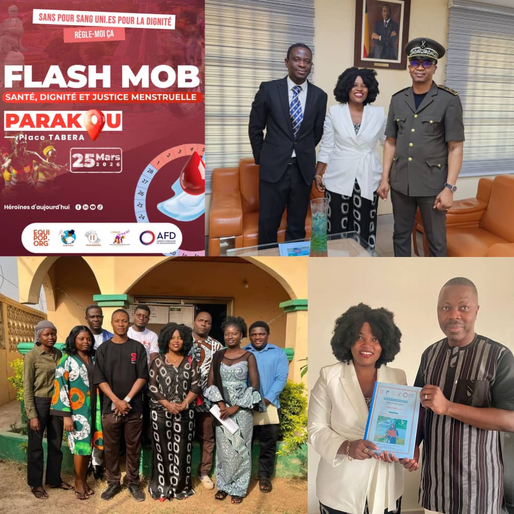 Justice menstruelle : le Consortium « RÈGLE MOI ÇA » mobilise Parakou le 25 mars