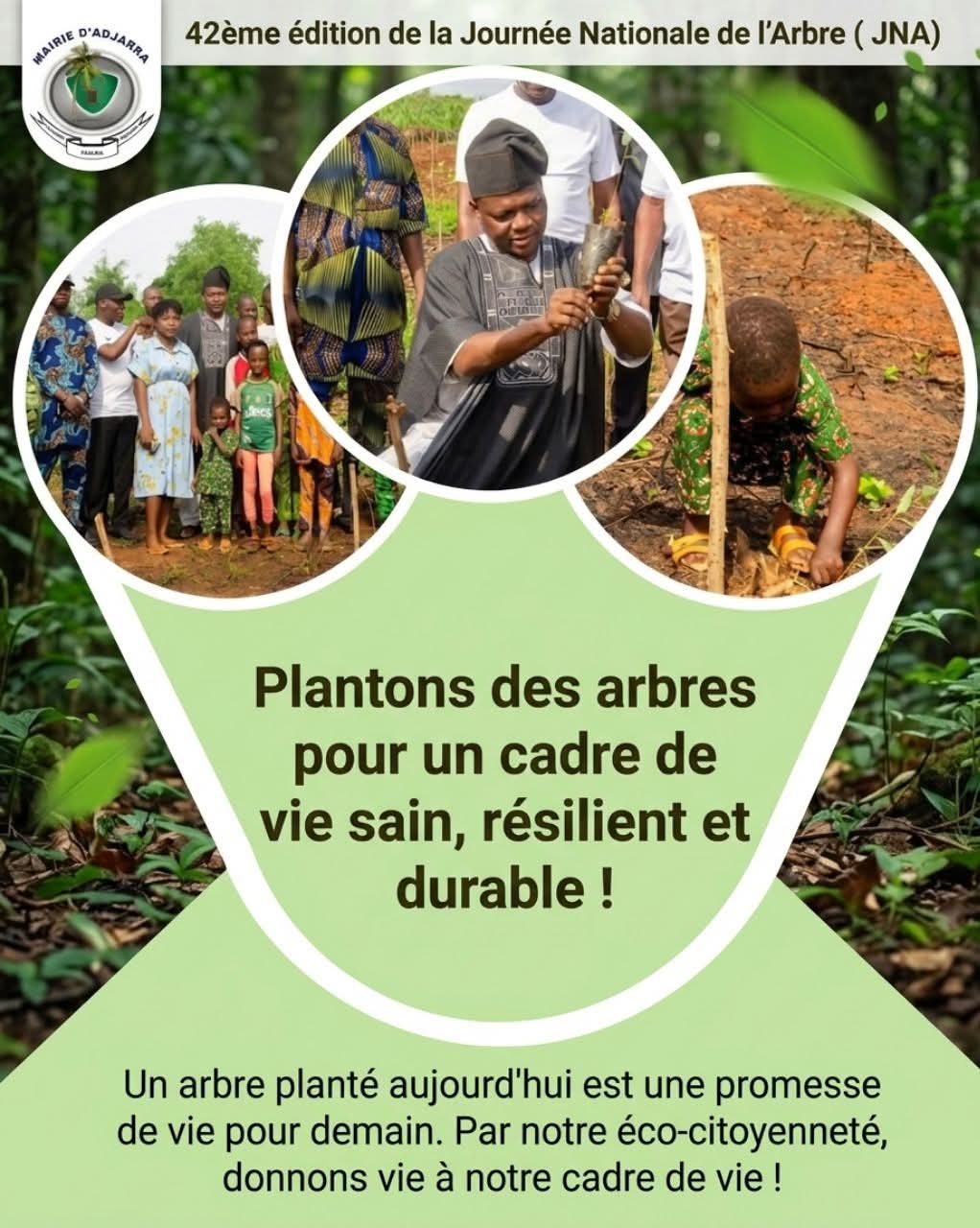 Journée Nationale de l'Arbre 2026: Adjarra mobilise ses populations pour une commune plus verte