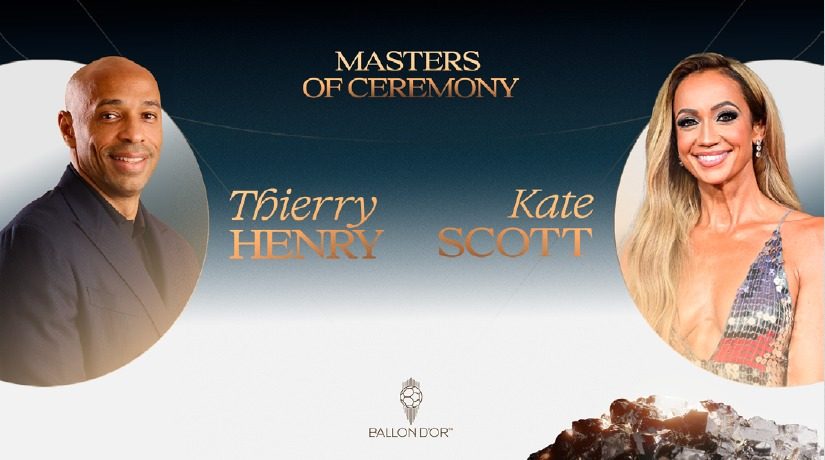 Ballon d’Or 2026 : Kate Scott et Thierry Henry à la présentation
